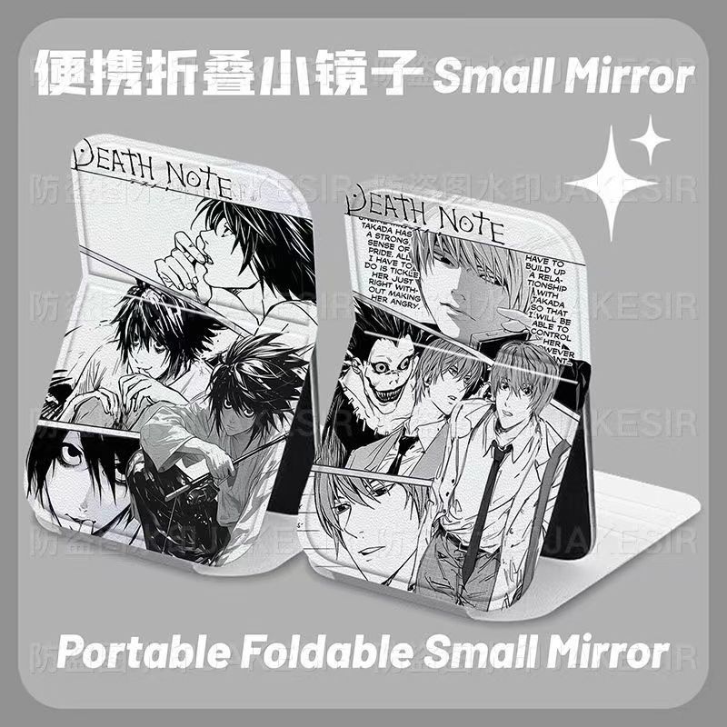 Desk Setup Lamp - Miroir de maquillage pliable Death Note