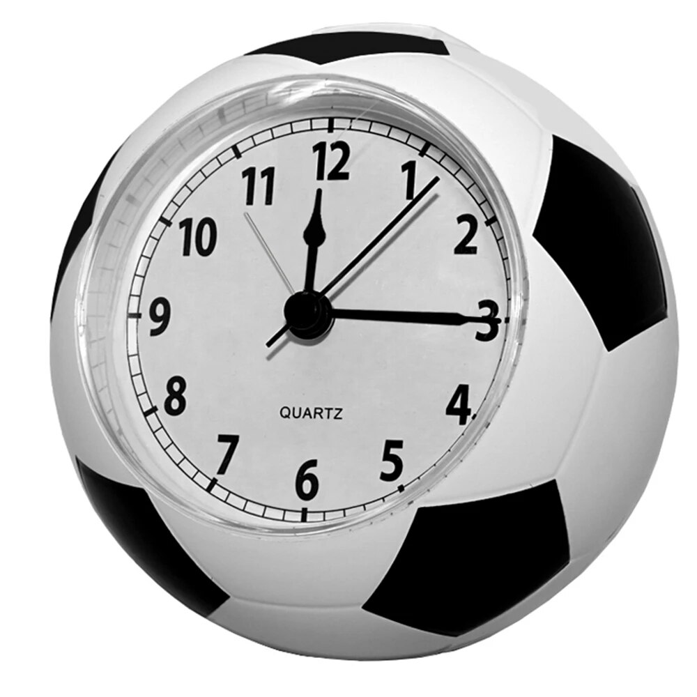 Desk Setup Girl - Réveil ballon de football, horloge de