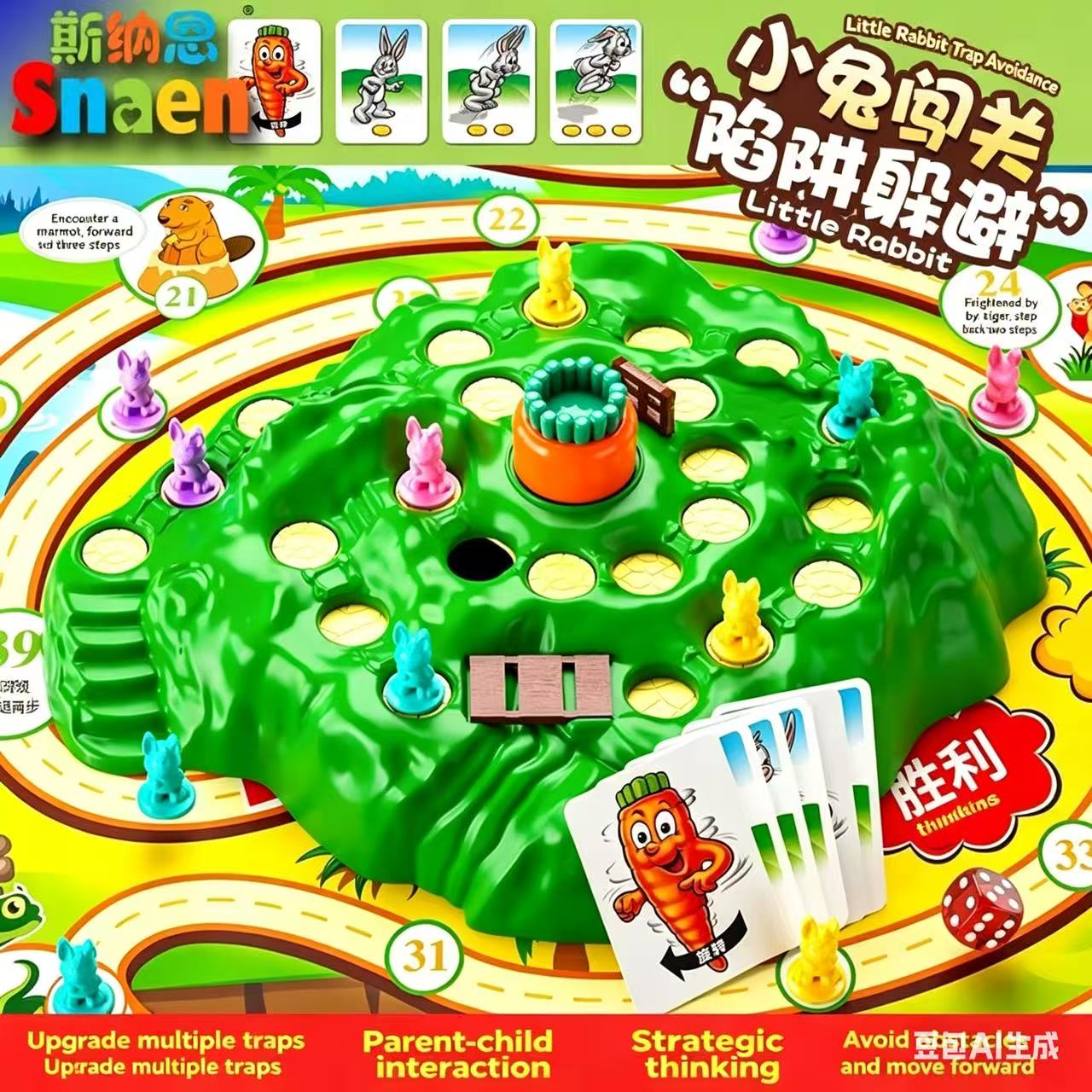 Desk Setup Girl - Jeu de société amusant « Piège