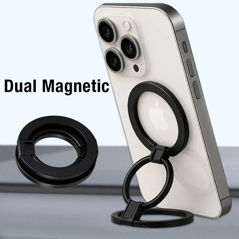 Dual Phone Holder - Support de téléphone magnétique universel double