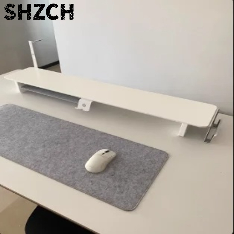 Desk Setup White - ‌ Support de moniteur modulaire ZORKMOU