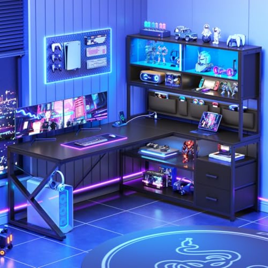 Desk Setup L Shaped - Bureau de jeu en forme de