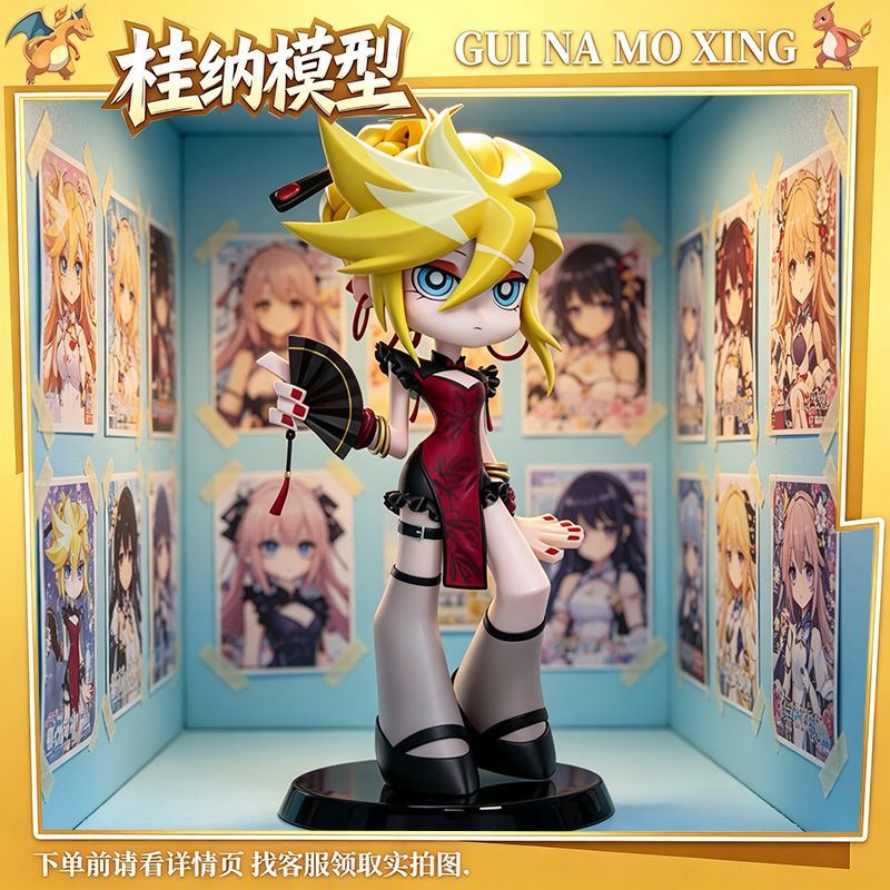 Desk Setup Girl - Figurine Anime Kawaii Fille 12CM Panty·Anarchy,