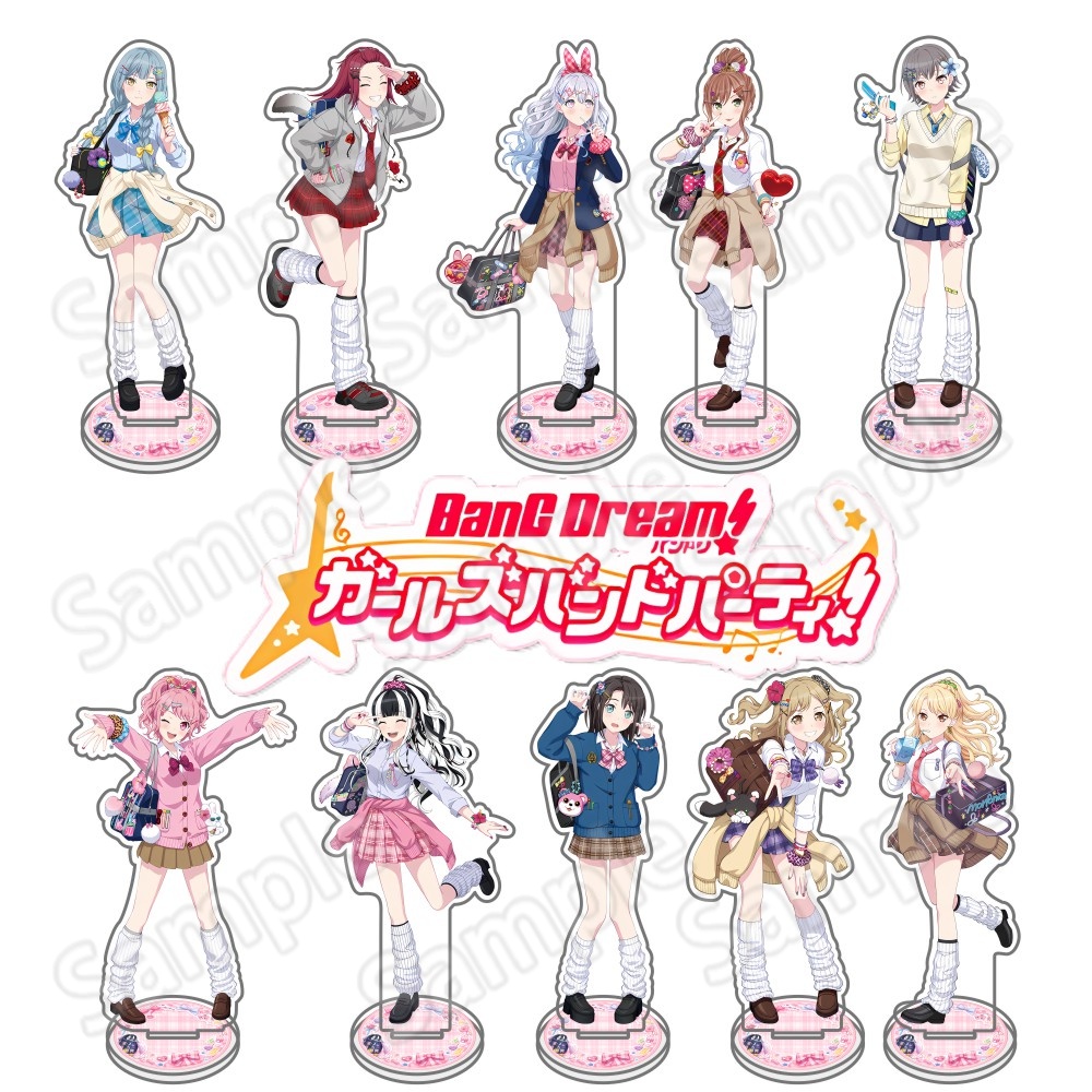 Desk Setup White - HOT BanG Dream! Figurine Acrylique Anime