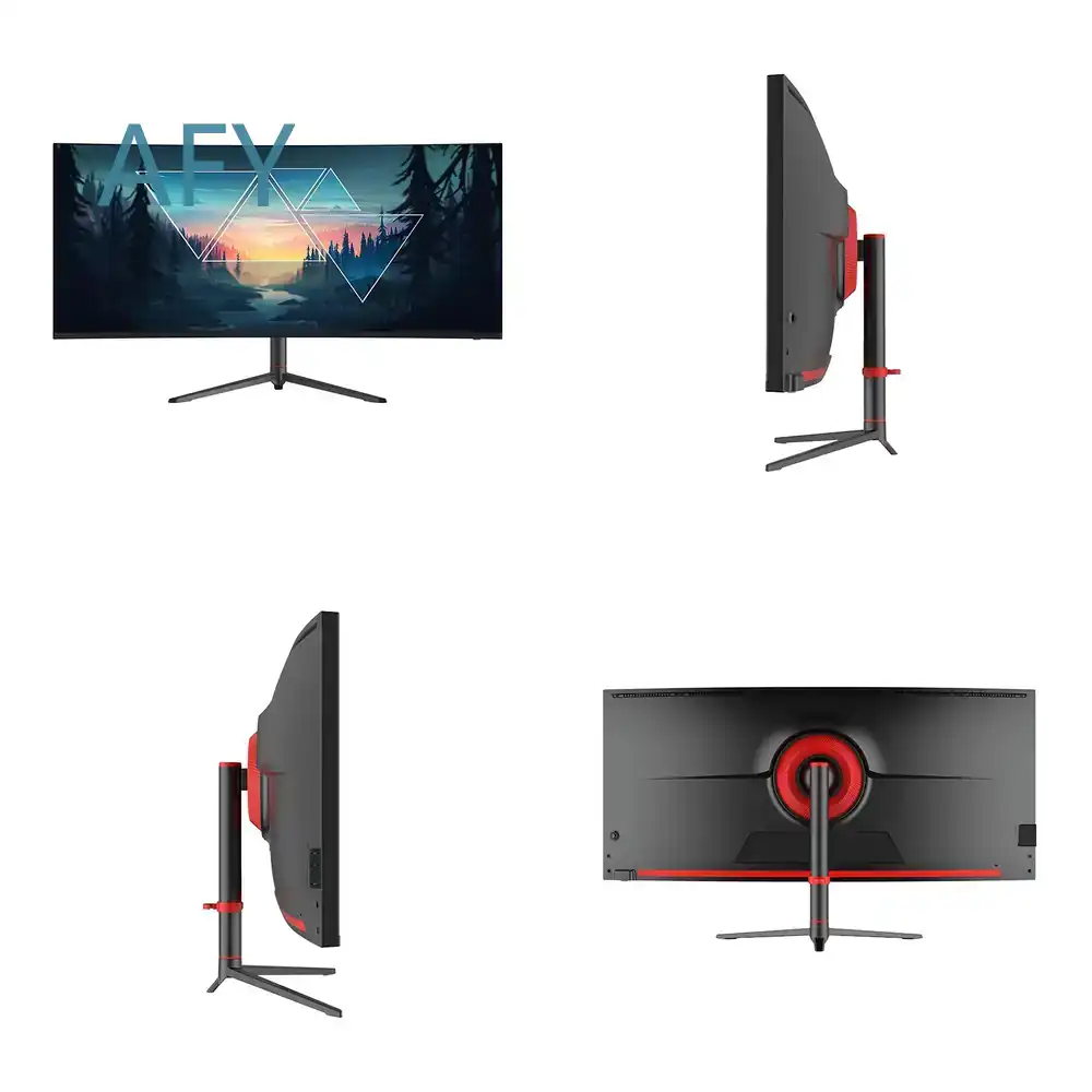Desk Setup Dual Monitor - Moniteur de jeu incurvé Flashworth 34