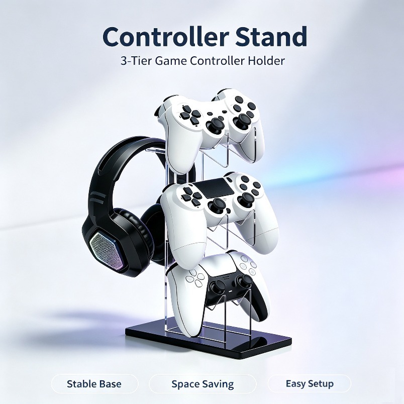Desk Setup Headphones - Support de rangement pour jeux, support