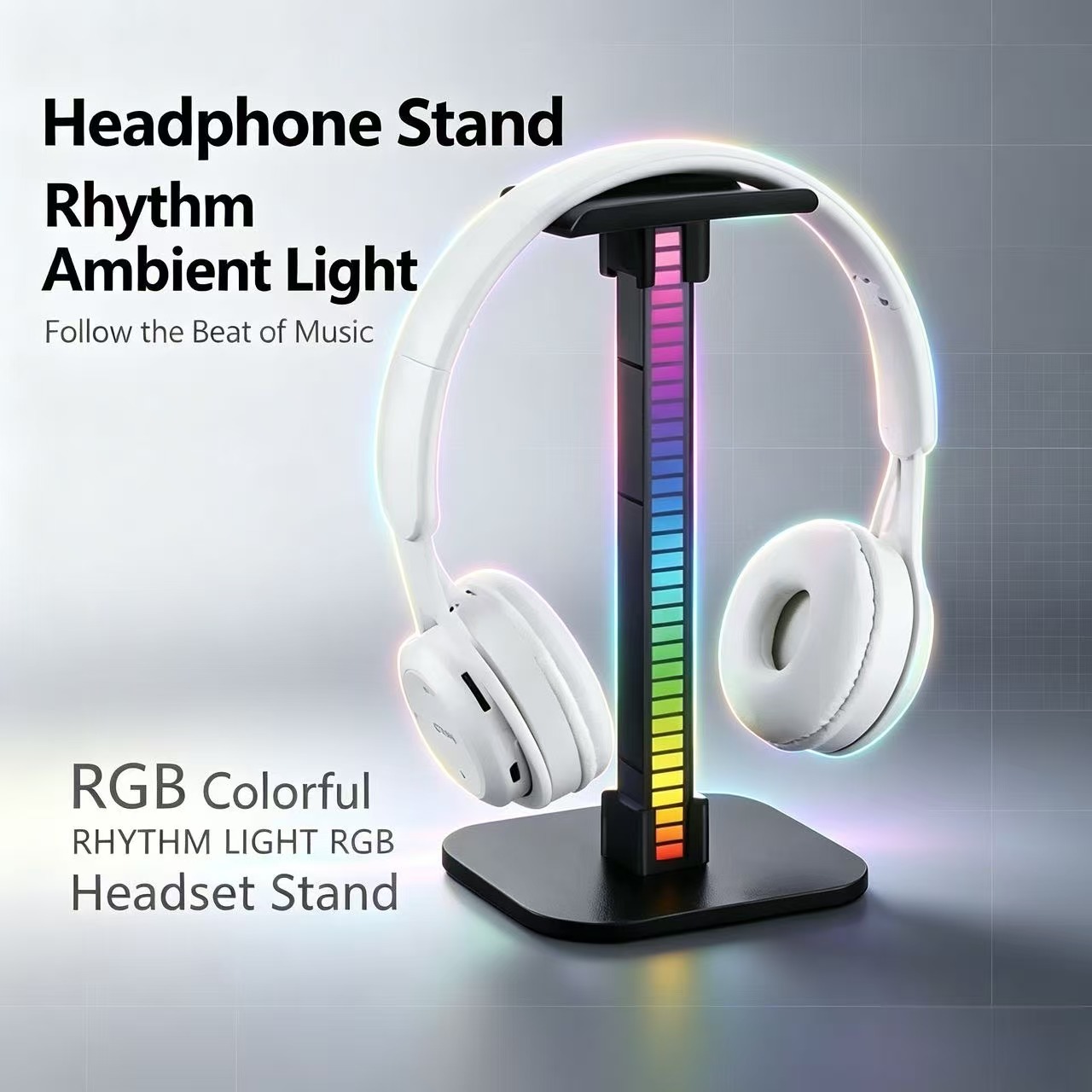 Desk Setup Lamp - Support de casque de jeu USB