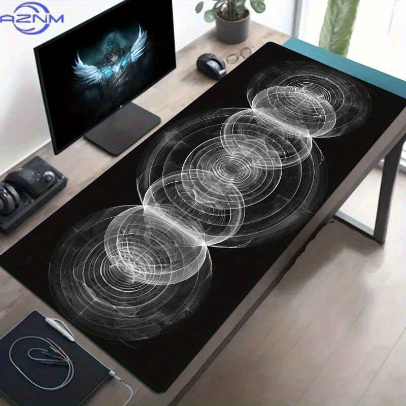 Grand tapis de souris à motif  - Desk Setup Or Set Up avis et prix