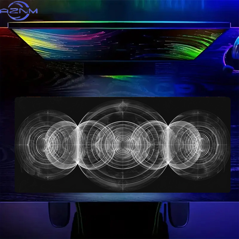 Grand tapis de souris à motif  - Desk Setup Or Set Up avis et prix
