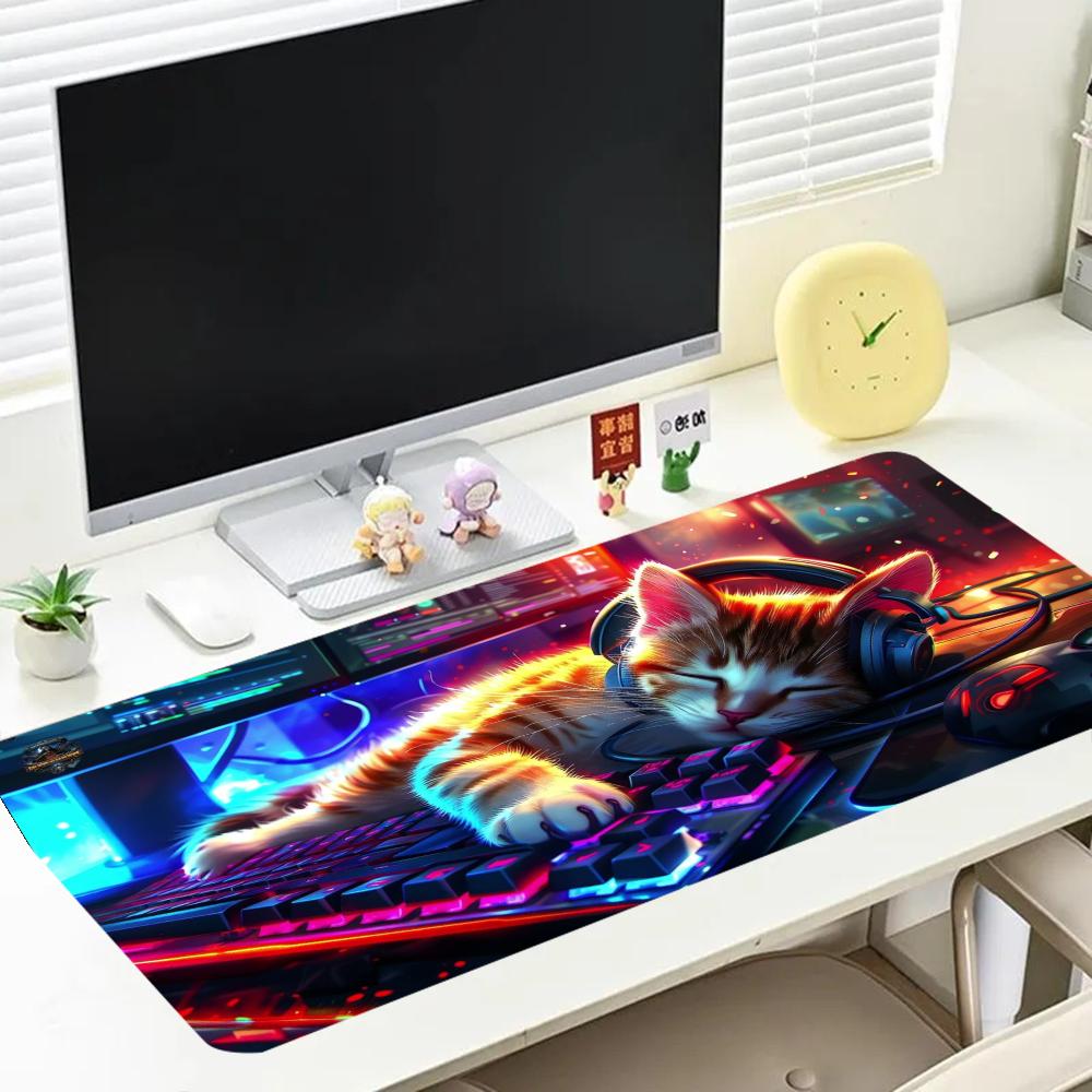 Tapis de souris de jeu Cyberpu - Desk Setup Headphones avis et prix