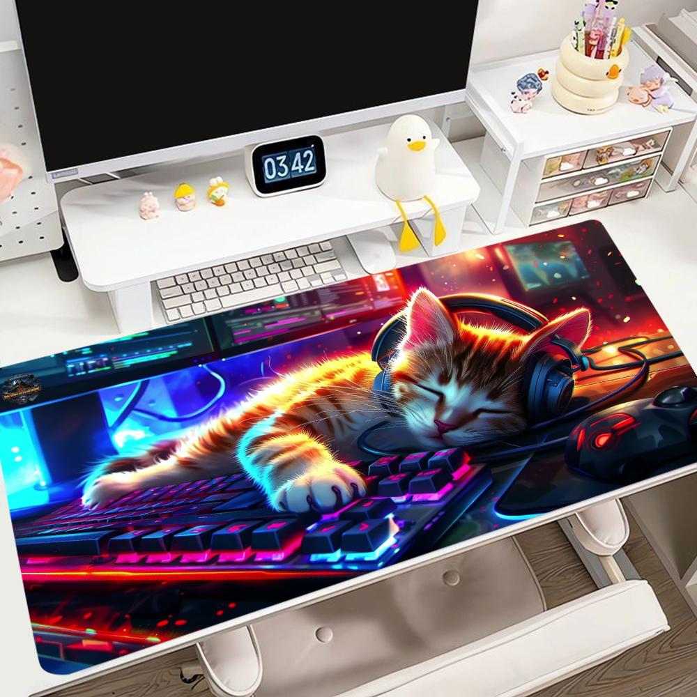 Tapis de souris de jeu Cyberpu - Desk Setup Headphones avis et prix