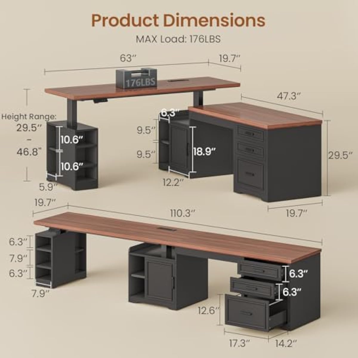 Bureau électrique réglable en  - Desk Setup Corner avis et prix