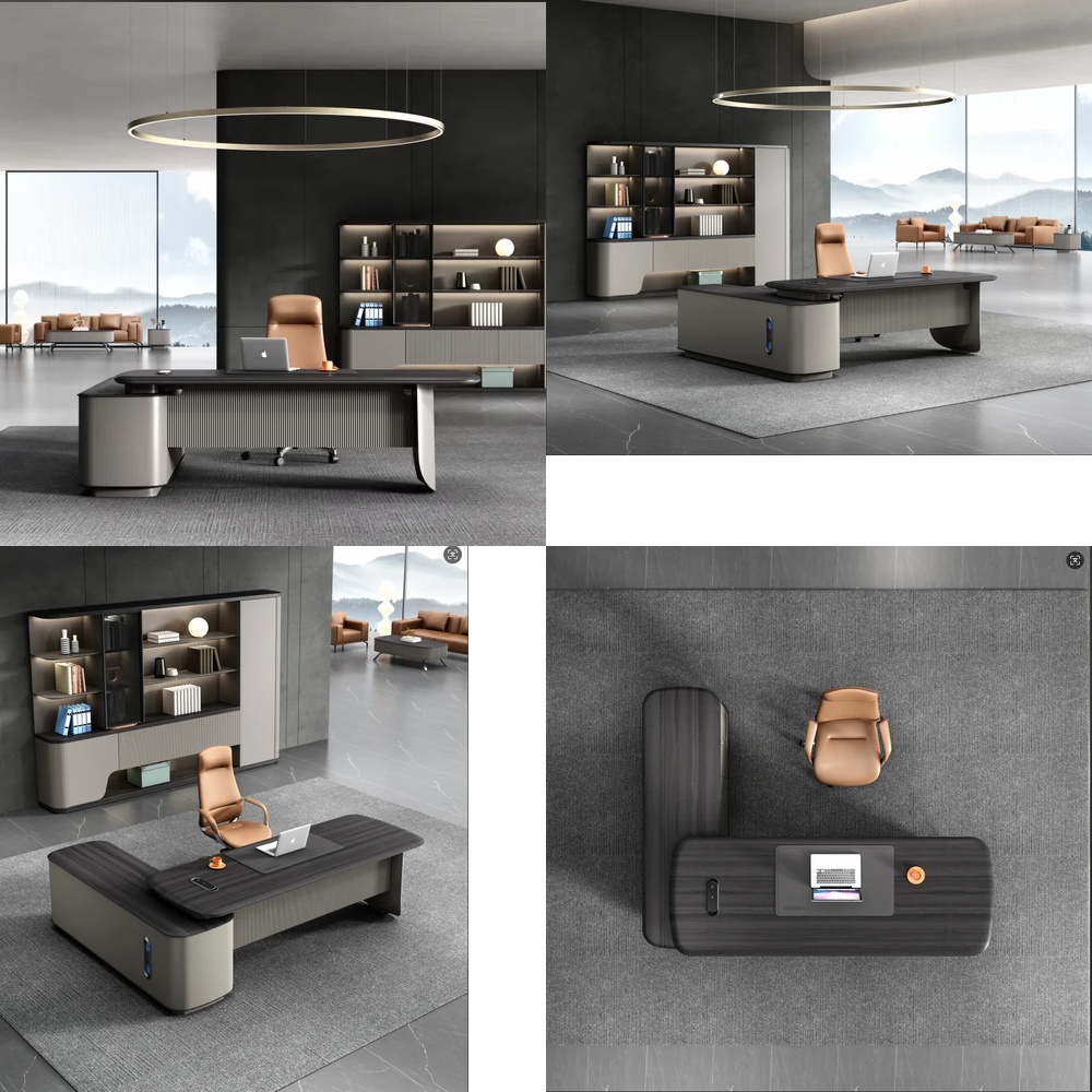 Bureau de direction moderne de - Desk Setup L Shaped avis et prix