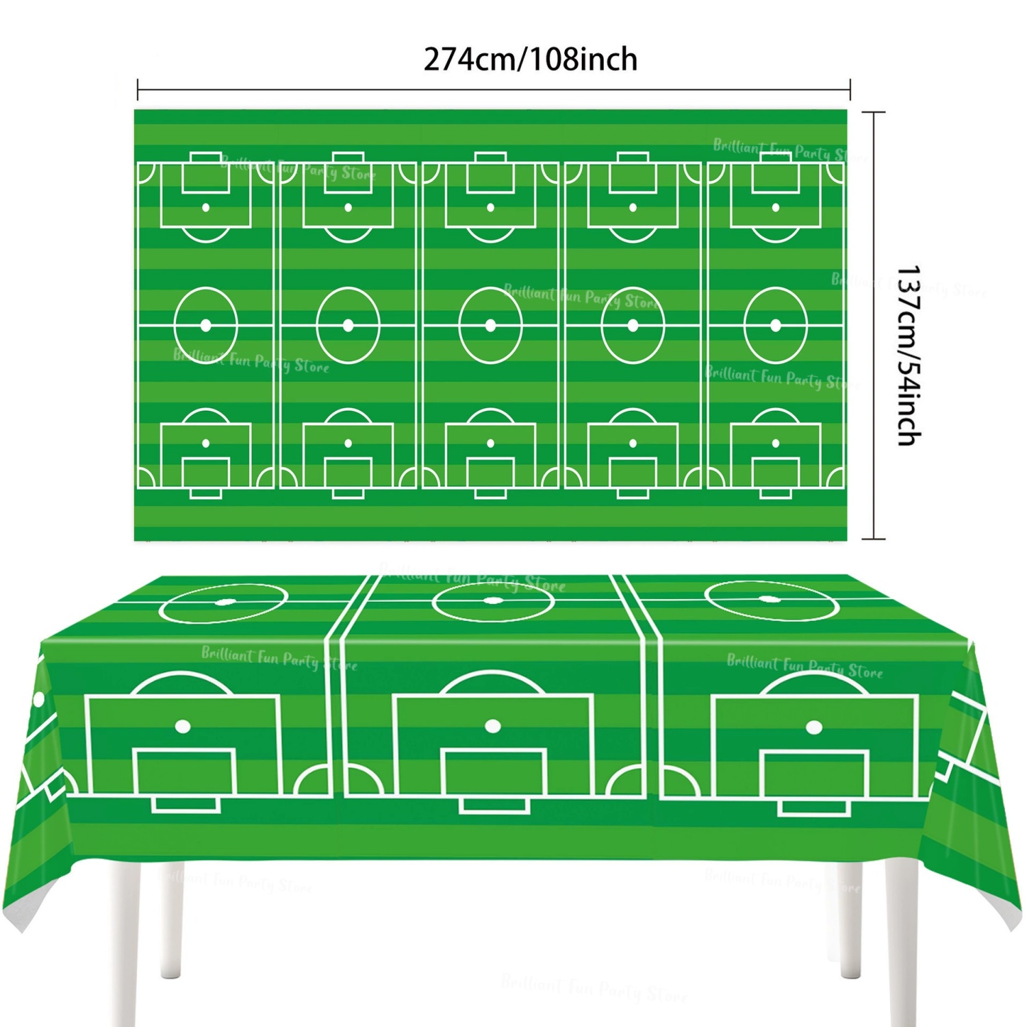 Nappes sur le thème du footbal - Desk Setup Girl avis et prix