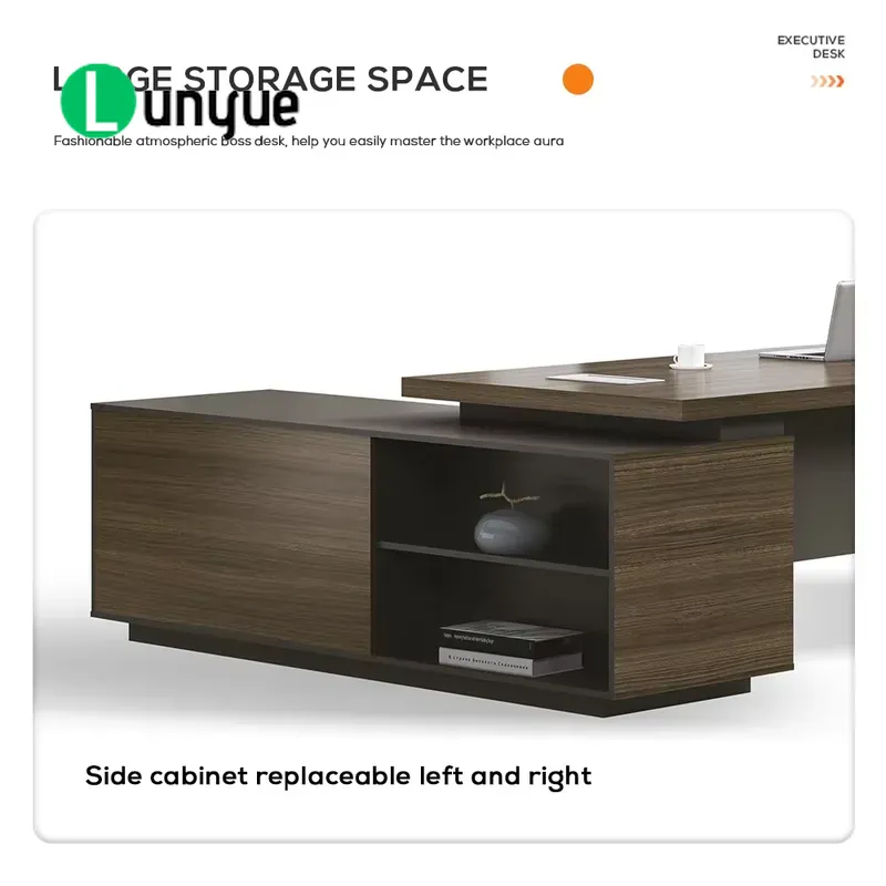 Bureau de direction moderne en - Desk Setup Corner avis et prix