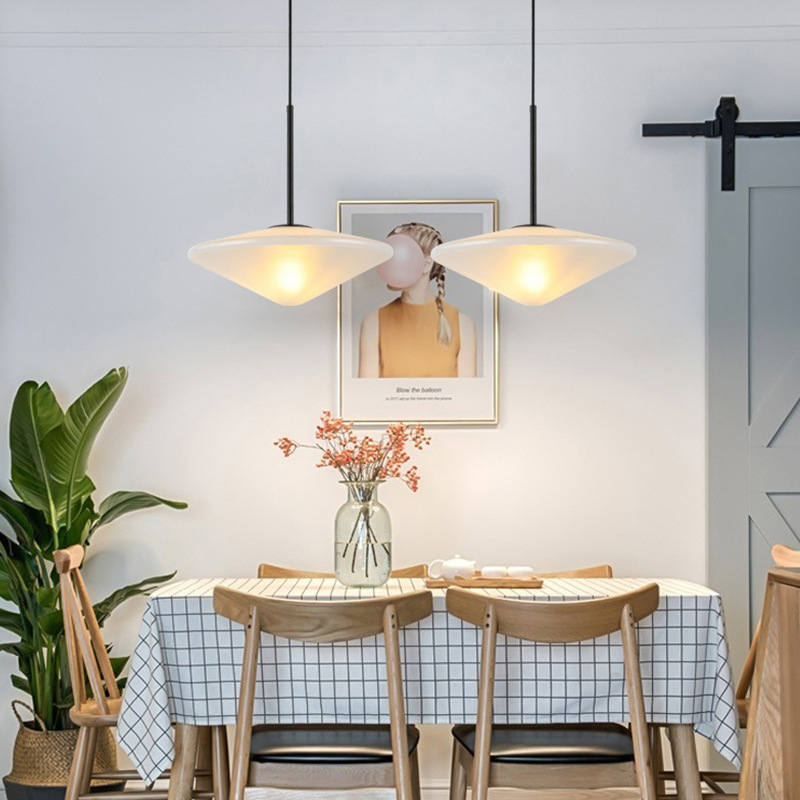 Lampes suspendues en verre sou - Desk Setup White avis et prix