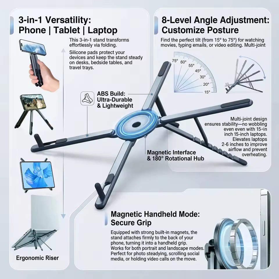 Support de téléphone magnétiqu - Desk Setup Equipment avis et prix