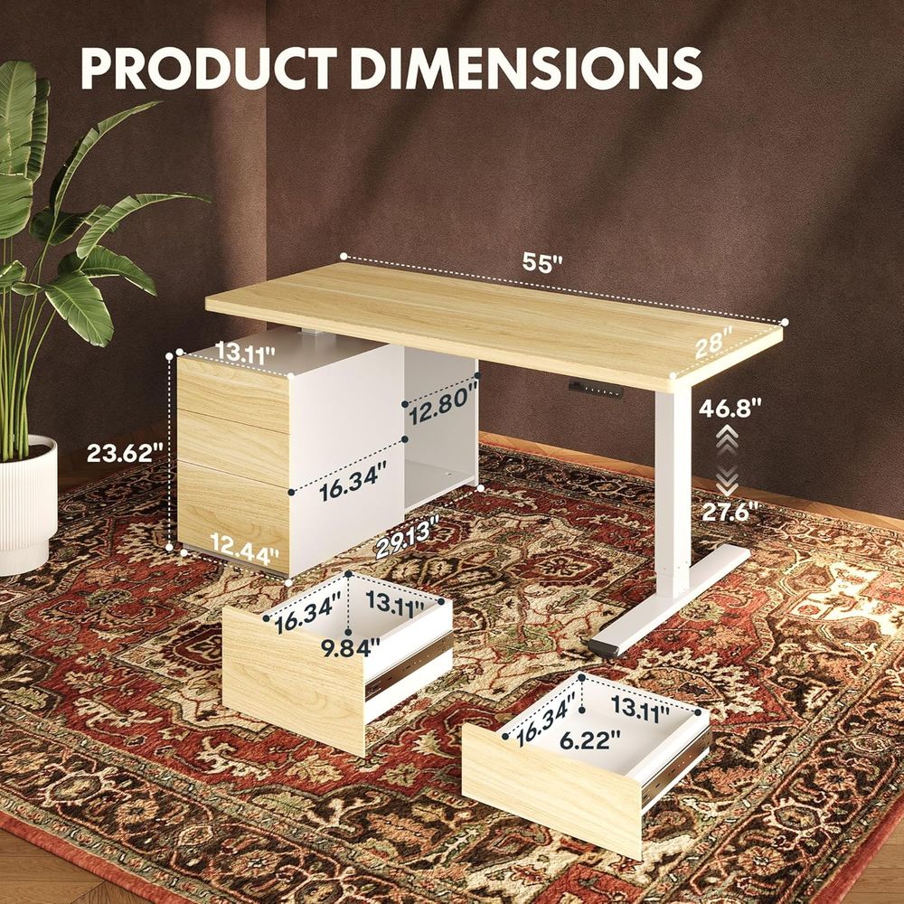 Bureau debout 55 pouces à doub - Desk Setup Dual Monitor avis et prix