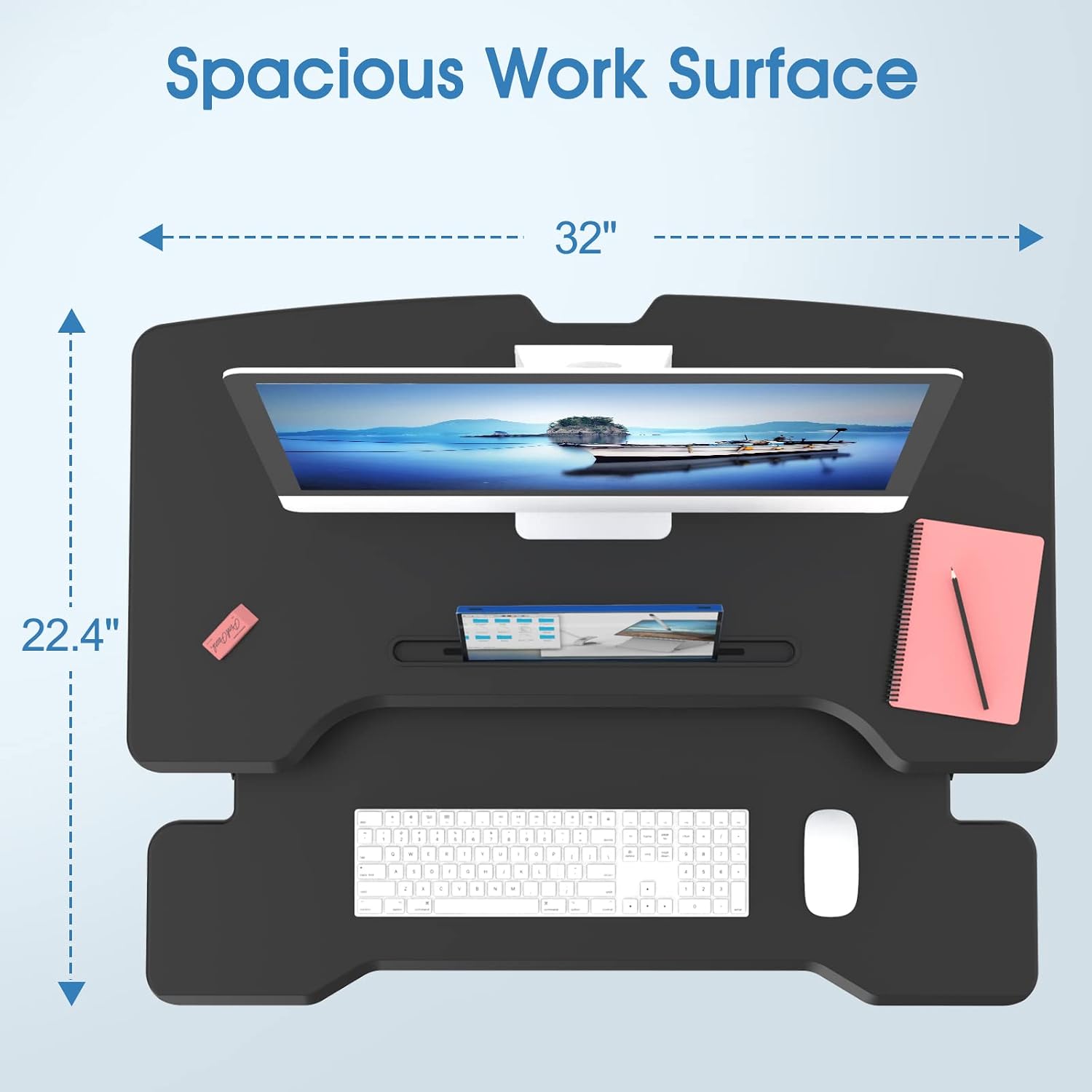 Convertisseur de bureau debout - Desk Setup Dual Monitor avis et prix