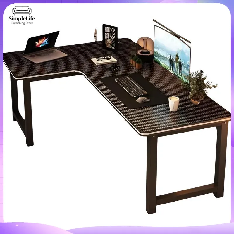 Bureau d'angle pour jeux vidéo - Desk Setup Dual Monitor avis et prix