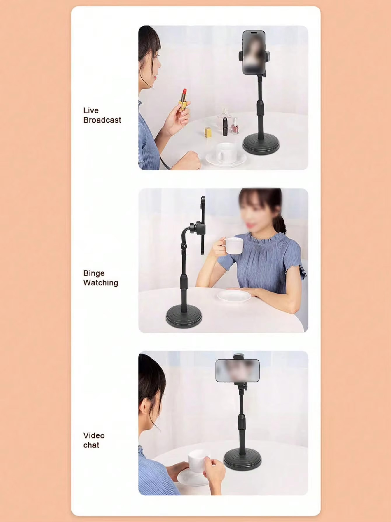 360 °   Support de téléphone p - Dual Phone Holder avis et prix