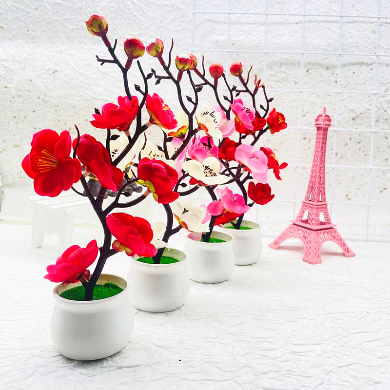 Plantes artificielles bonsaï p - Desk Setup Plant avis et prix