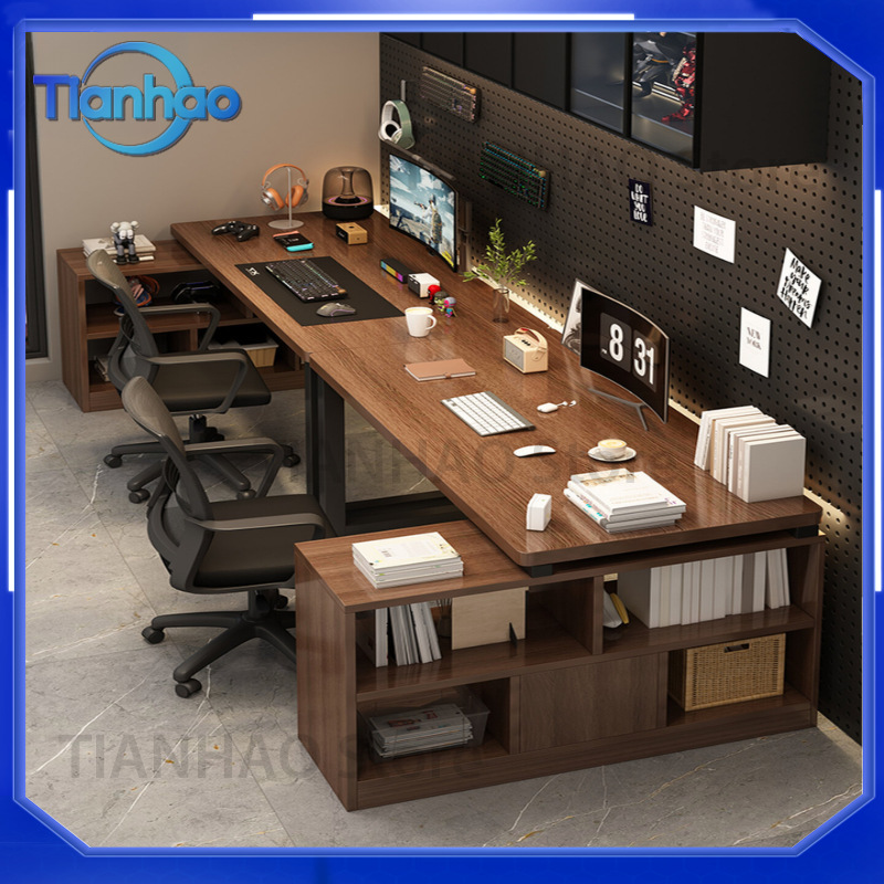 Bureau de jeu en forme de L av - Desk Setup Dual Monitor avis et prix