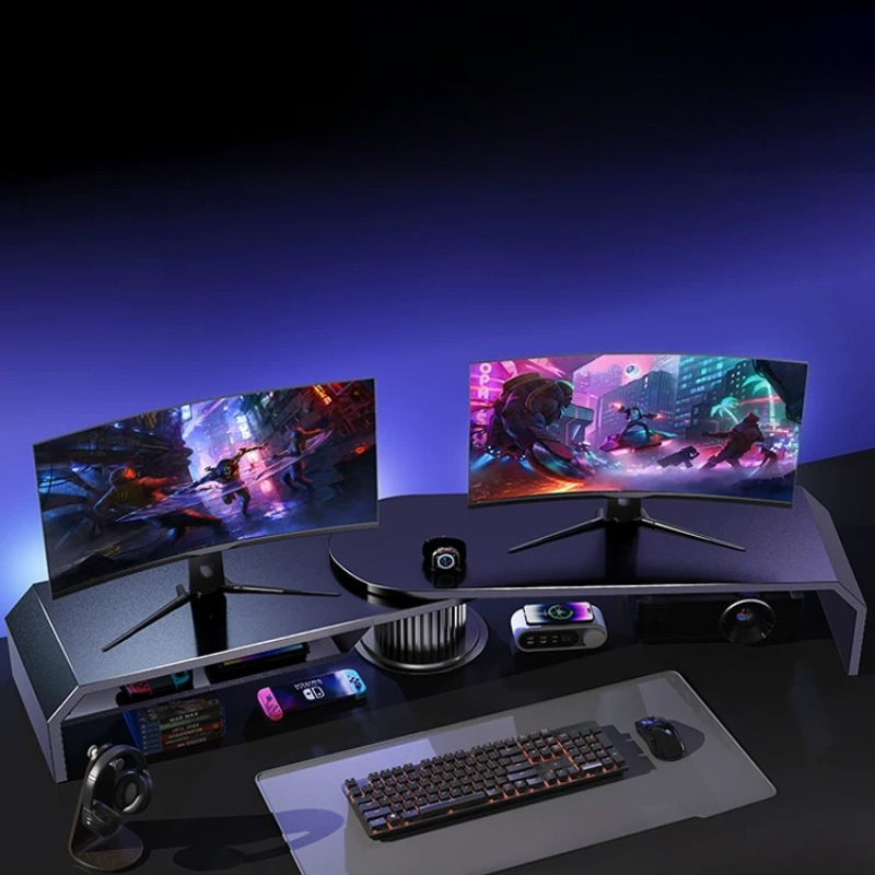 Support de bureau réglable et  - Desk Setup Dual Monitor avis et prix