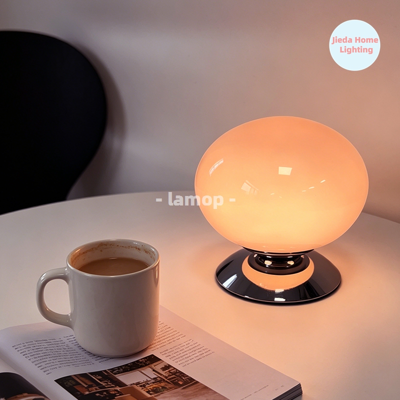 Lampe de table en verre blanc  - Desk Setup White avis et prix