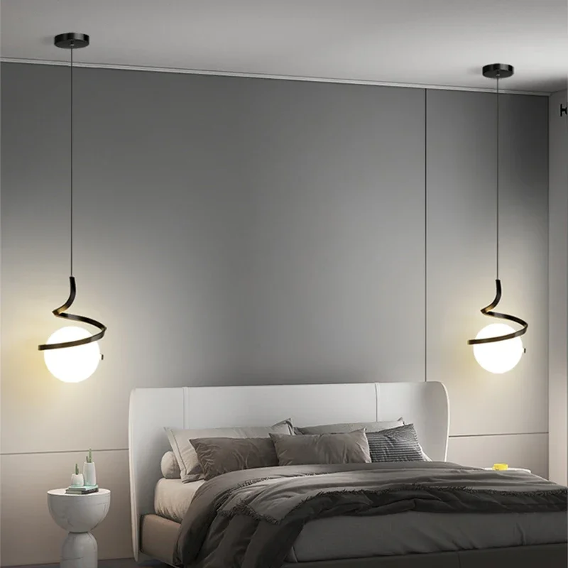 Lampe suspendue LED nordique p - Desk Setup White avis et prix