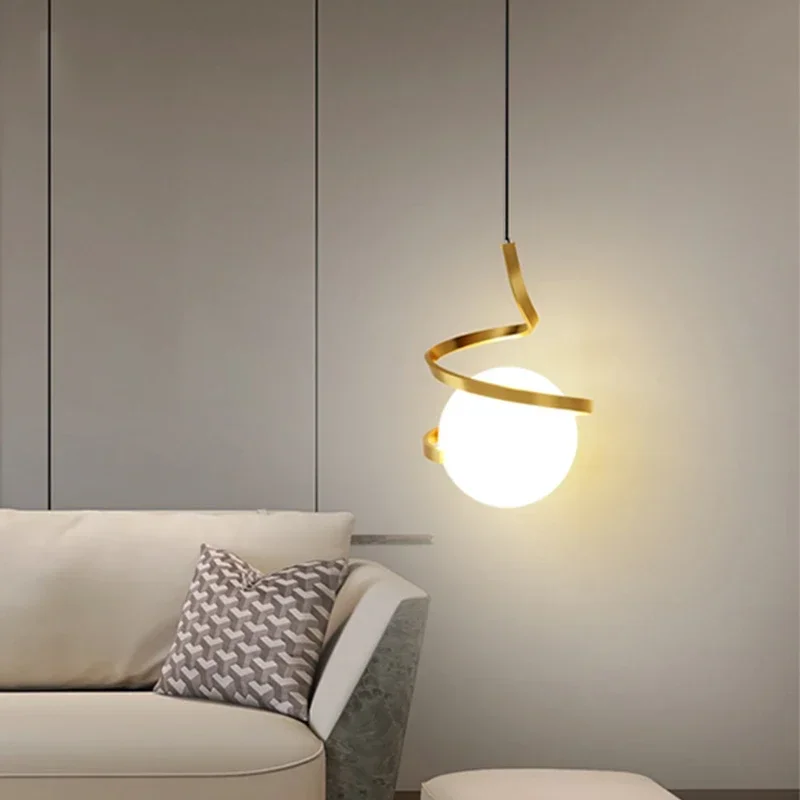 Lampe suspendue LED nordique p - Desk Setup White avis et prix