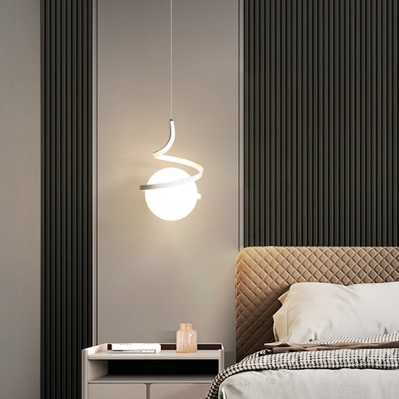 Lampe suspendue LED nordique p - Desk Setup White avis et prix