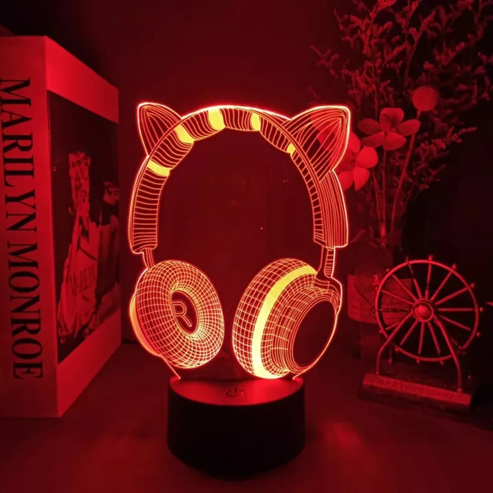 Veilleuse 3D Icidal Sion pour  - Desk Setup Headphones avis et prix