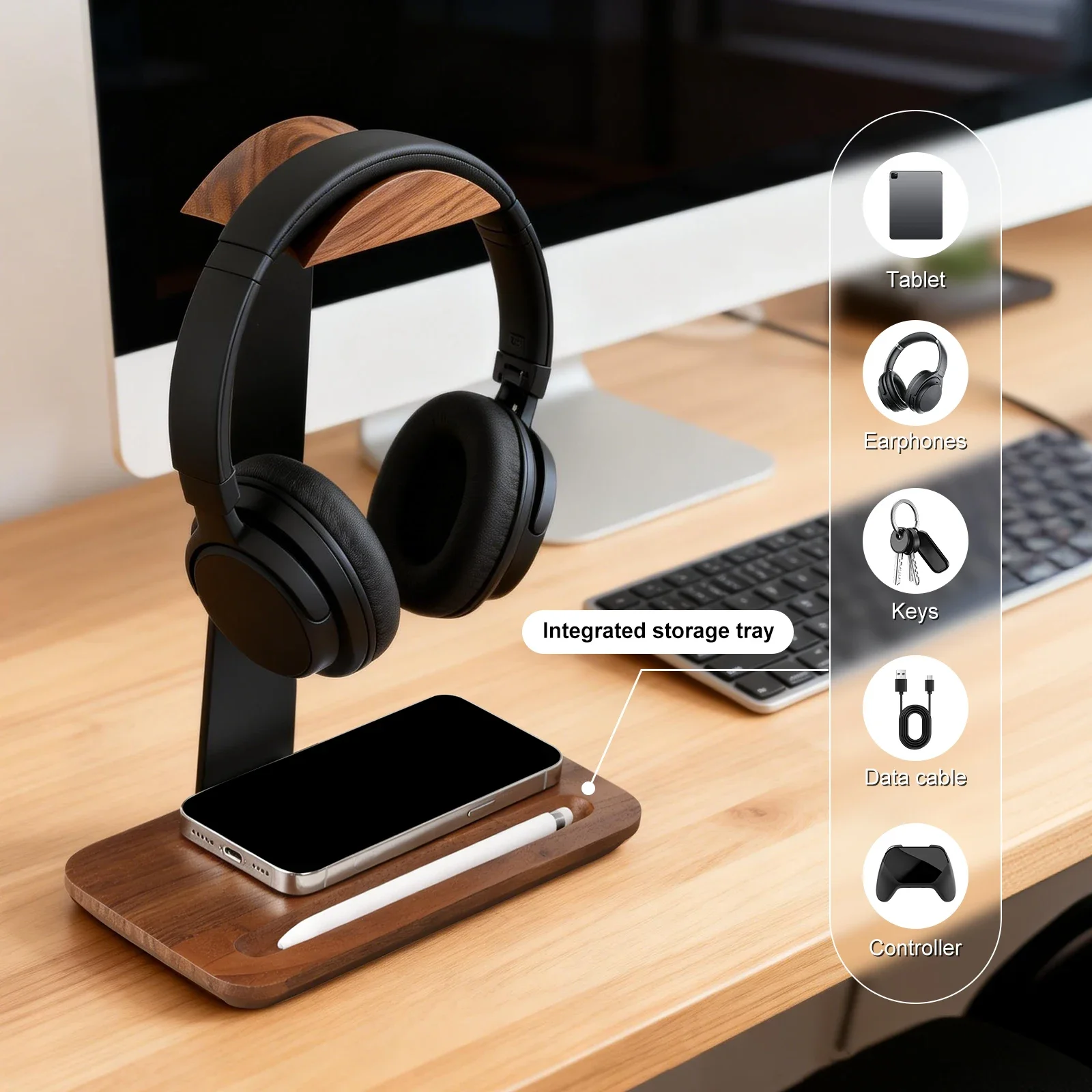 Support universel pour casque  - Desk Setup Equipment avis et prix