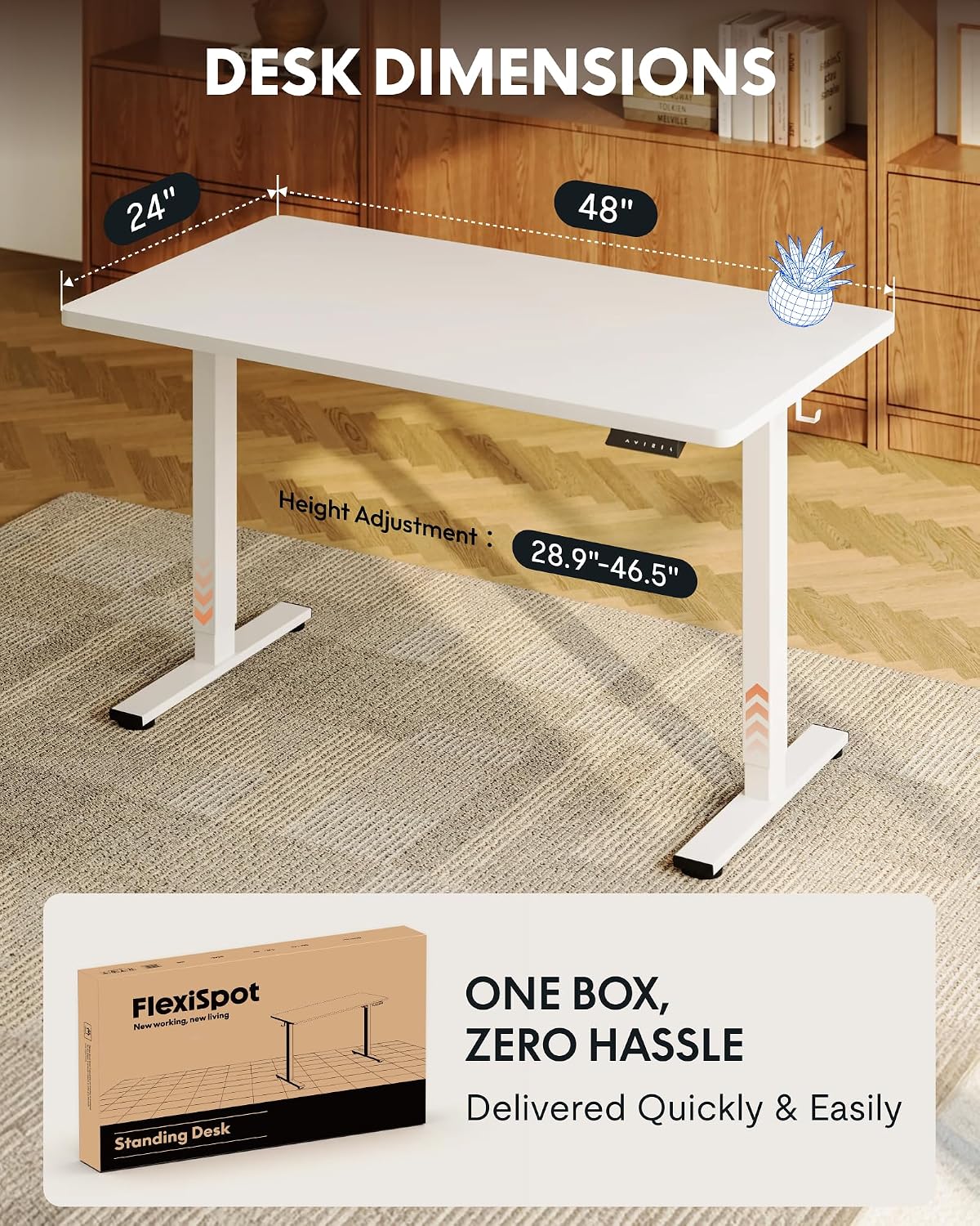 Bureau debout 48 pouces 24 pou - Desk Setup Dual Monitor avis et prix