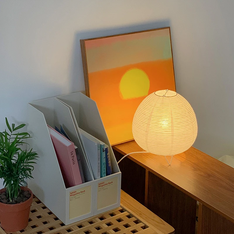 Lanterne japonaise en papier d - Desk Setup White avis et prix