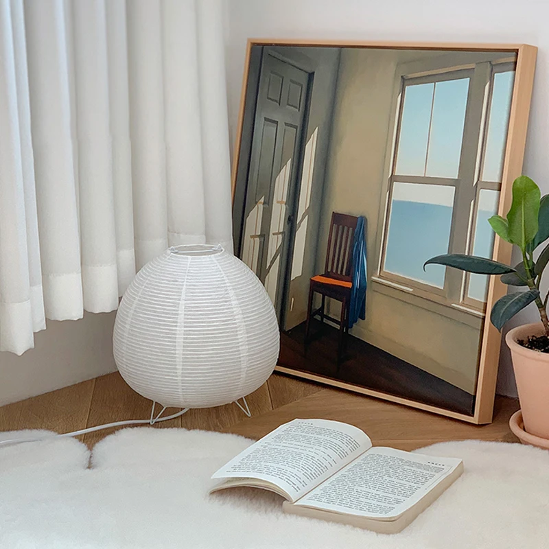 Lanterne japonaise en papier d - Desk Setup White avis et prix