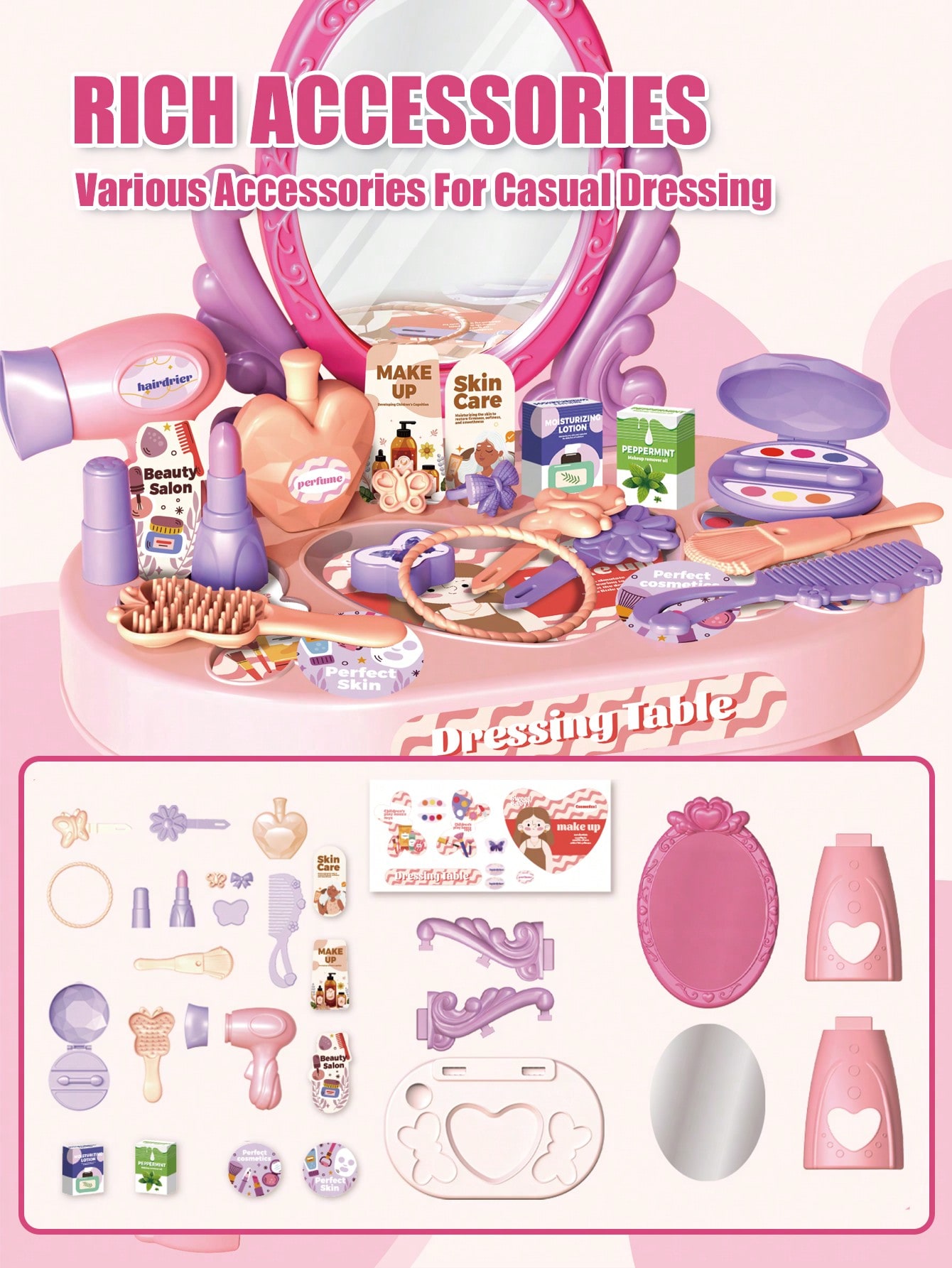 Ensemble de coiffeuse princess - Desk Setup Girl avis et prix