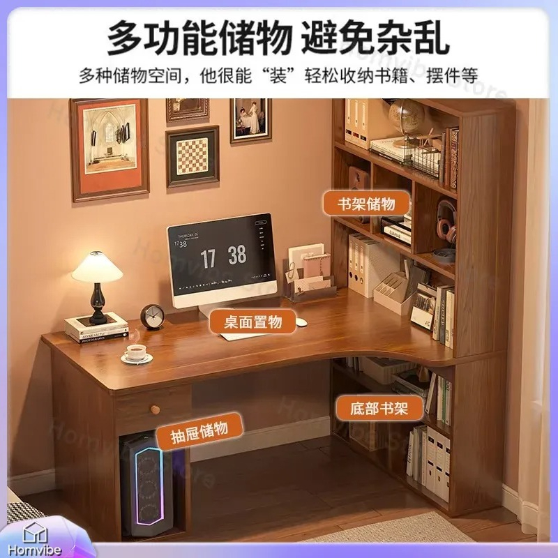 Bureau d'ordinateur en forme d - Desk Setup Dual Monitor avis et prix