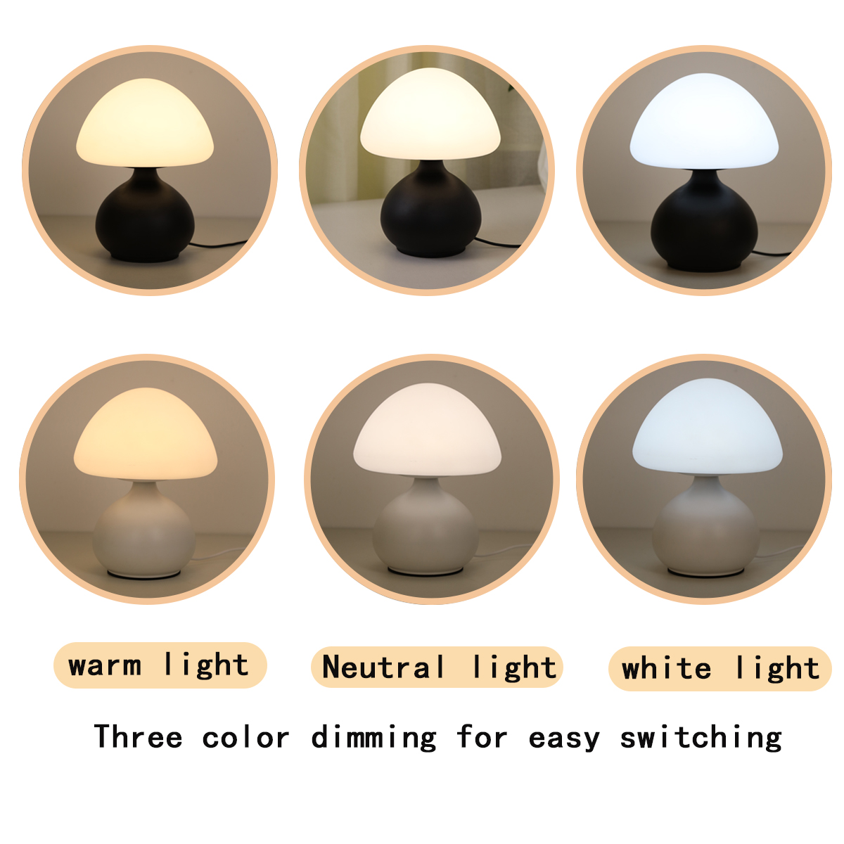Mini lampe de chevet en forme  - Desk Setup White avis et prix
