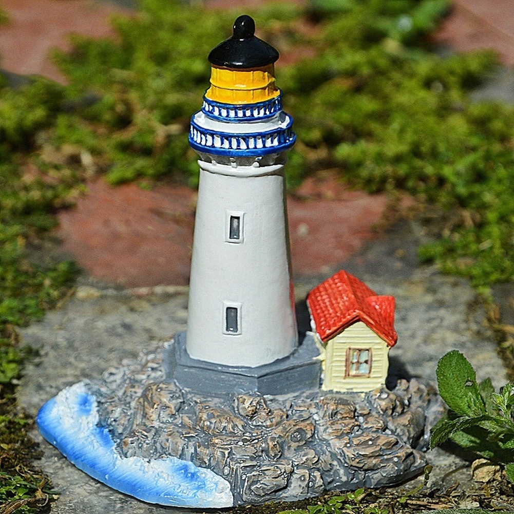 Décoration de phare en résine  - Desk Setup Or Set Up avis et prix