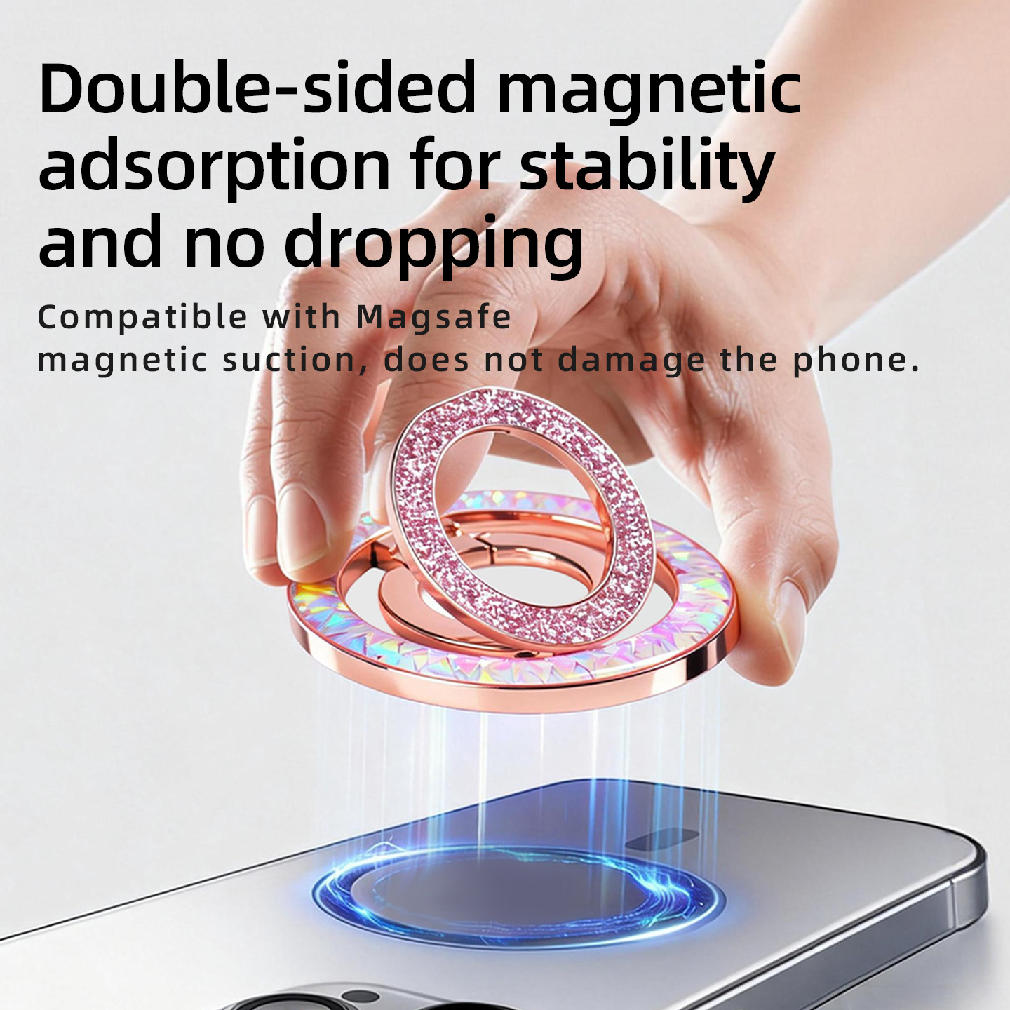 Nouveau support magnétique dou - Dual Phone Holder avis et prix