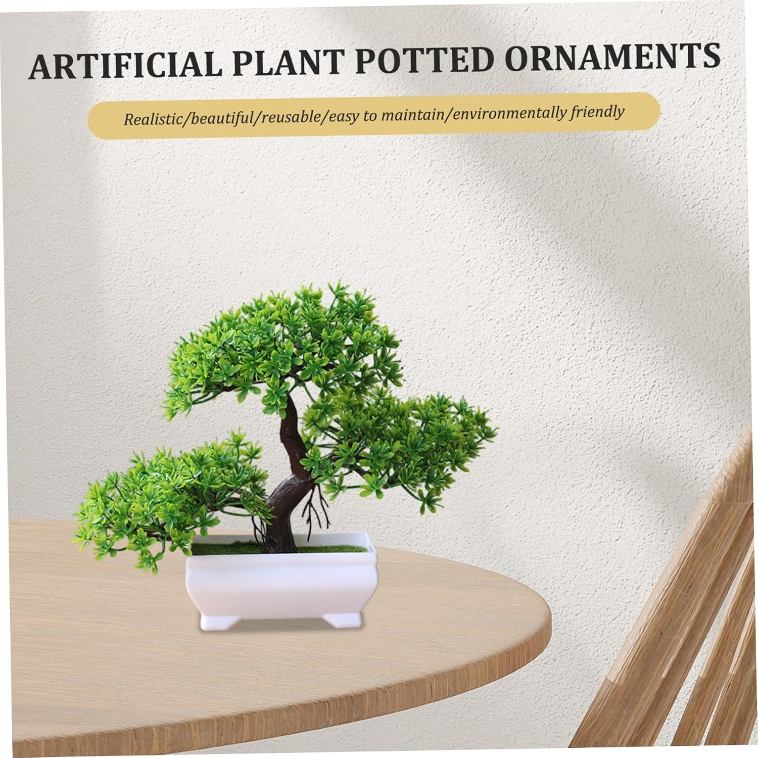 1/2 Pièces Arbre Bonsaï Artifi - Desk Setup Plant avis et prix