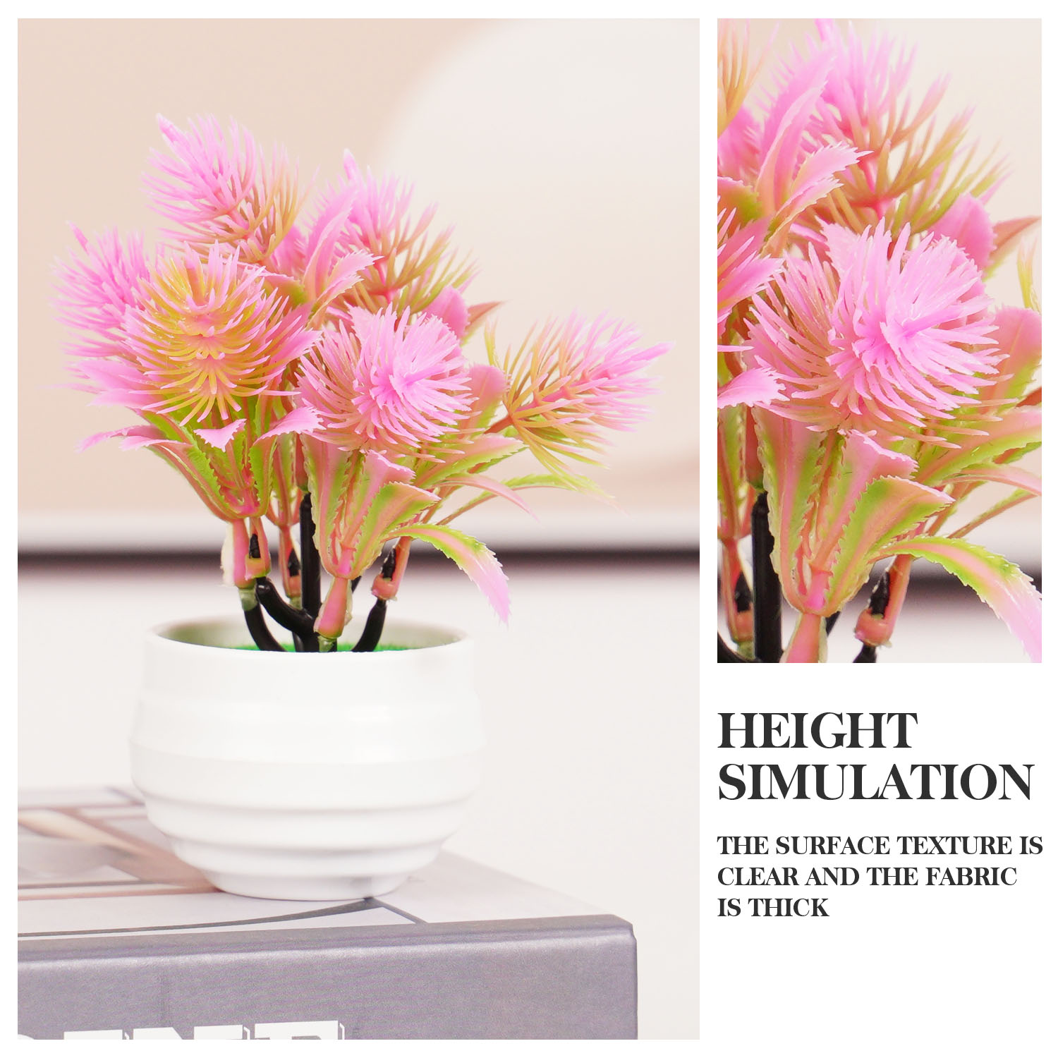 Mini plantes artificielles bon - Desk Setup Plant avis et prix